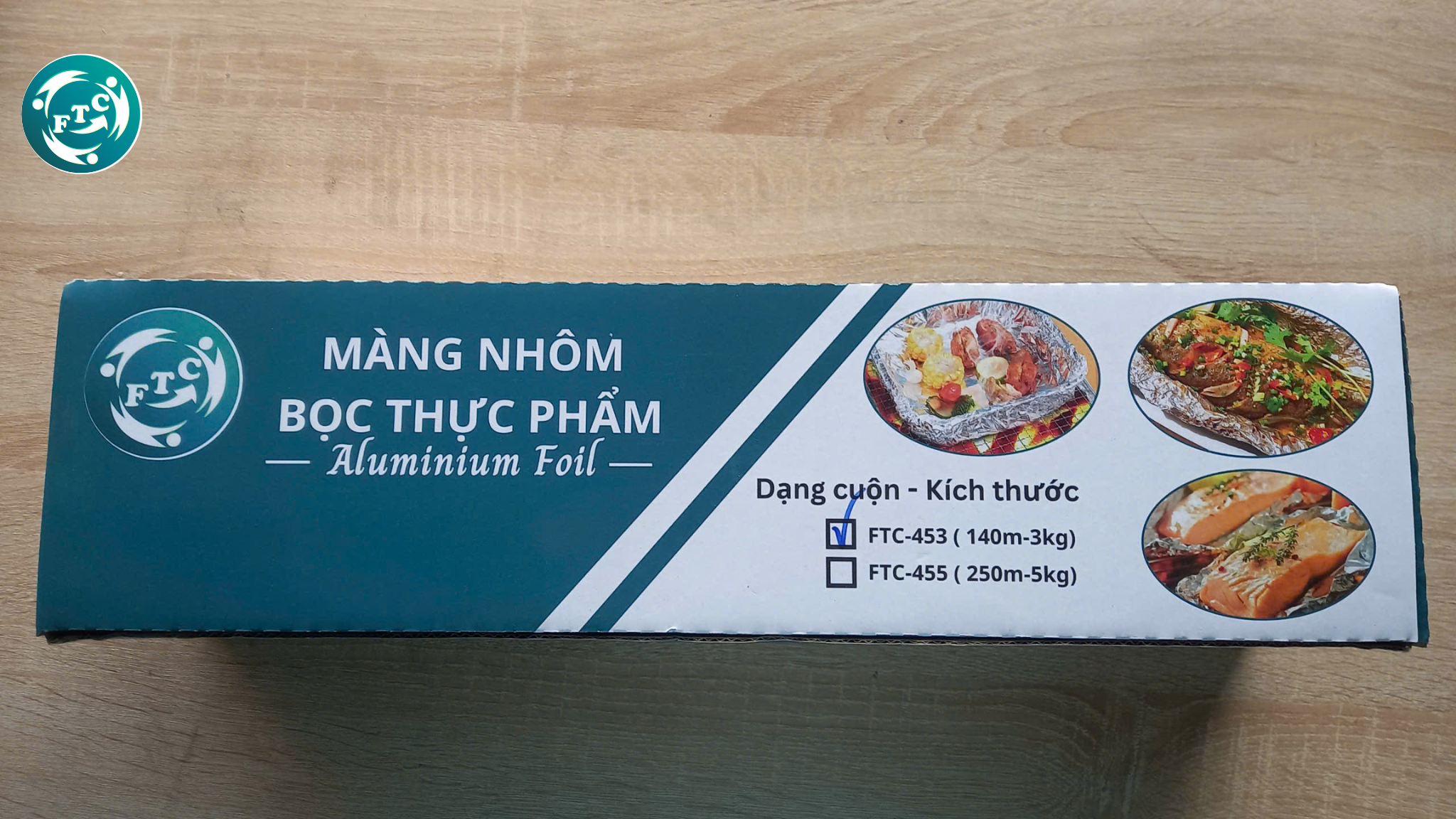 Lá Nhôm Bọc Thực Phẩm 45cm-3kg