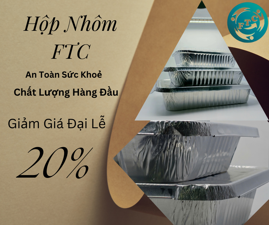Biến chiếc khay nhôm của FTC thành một tác phẩm nghệ thuật ẩm thực.