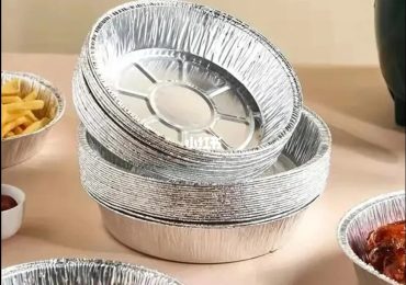 khay giấy bạc lót nồi chiên