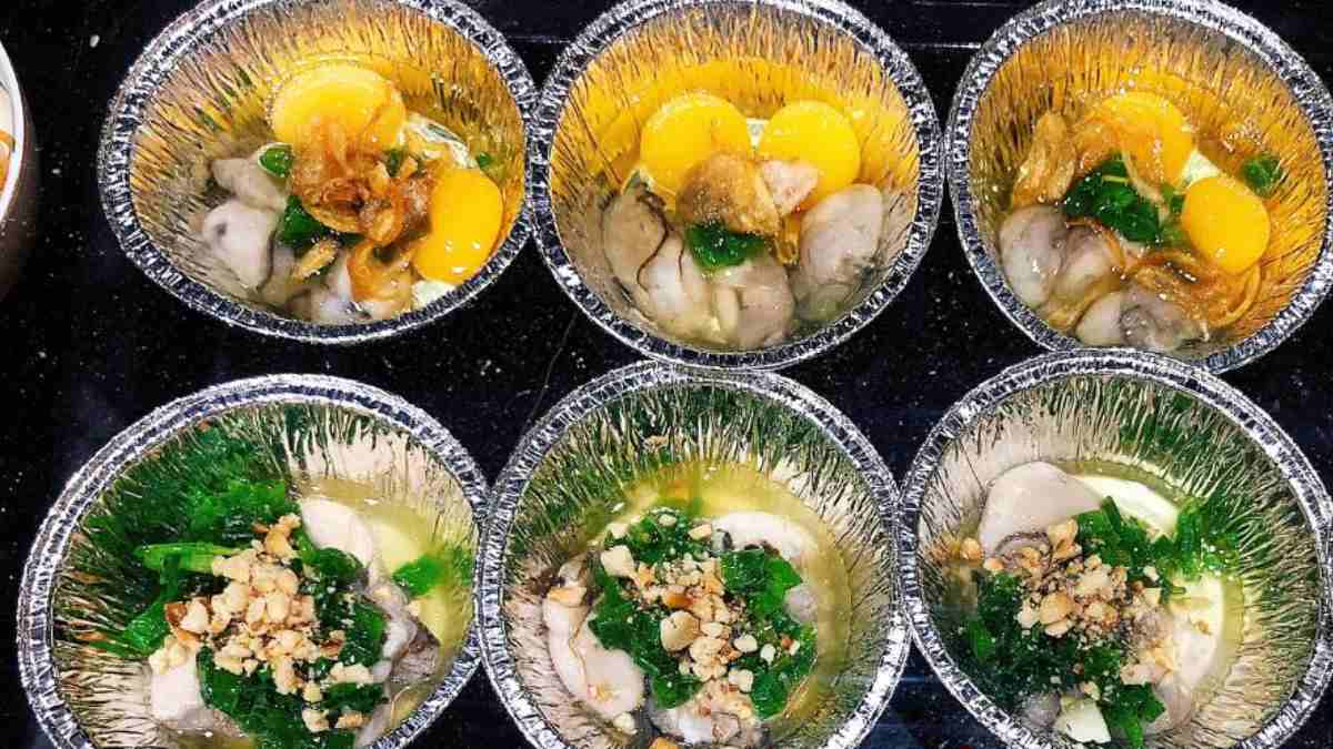 CÁCH CHẾ BIẾN HÀU BẰNG KHAY GIẤY BẠC