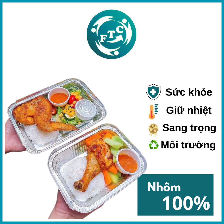 KHAY GIẤY BẠC ĐỰNG CƠM TẤM