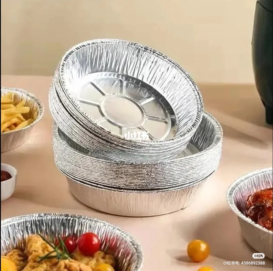 Khay Giấy Bạc Tròn Loại Lớn