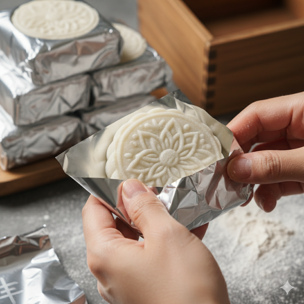 BÁNH TRUNG THU NƯỚNG GIẤY BẠC