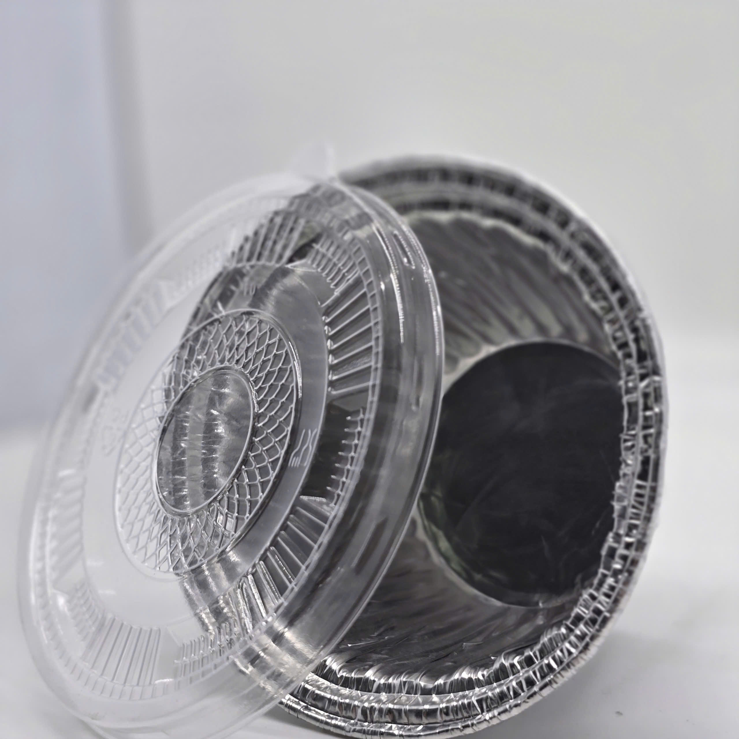 Khay Nhôm Tròn Kèm Nắp