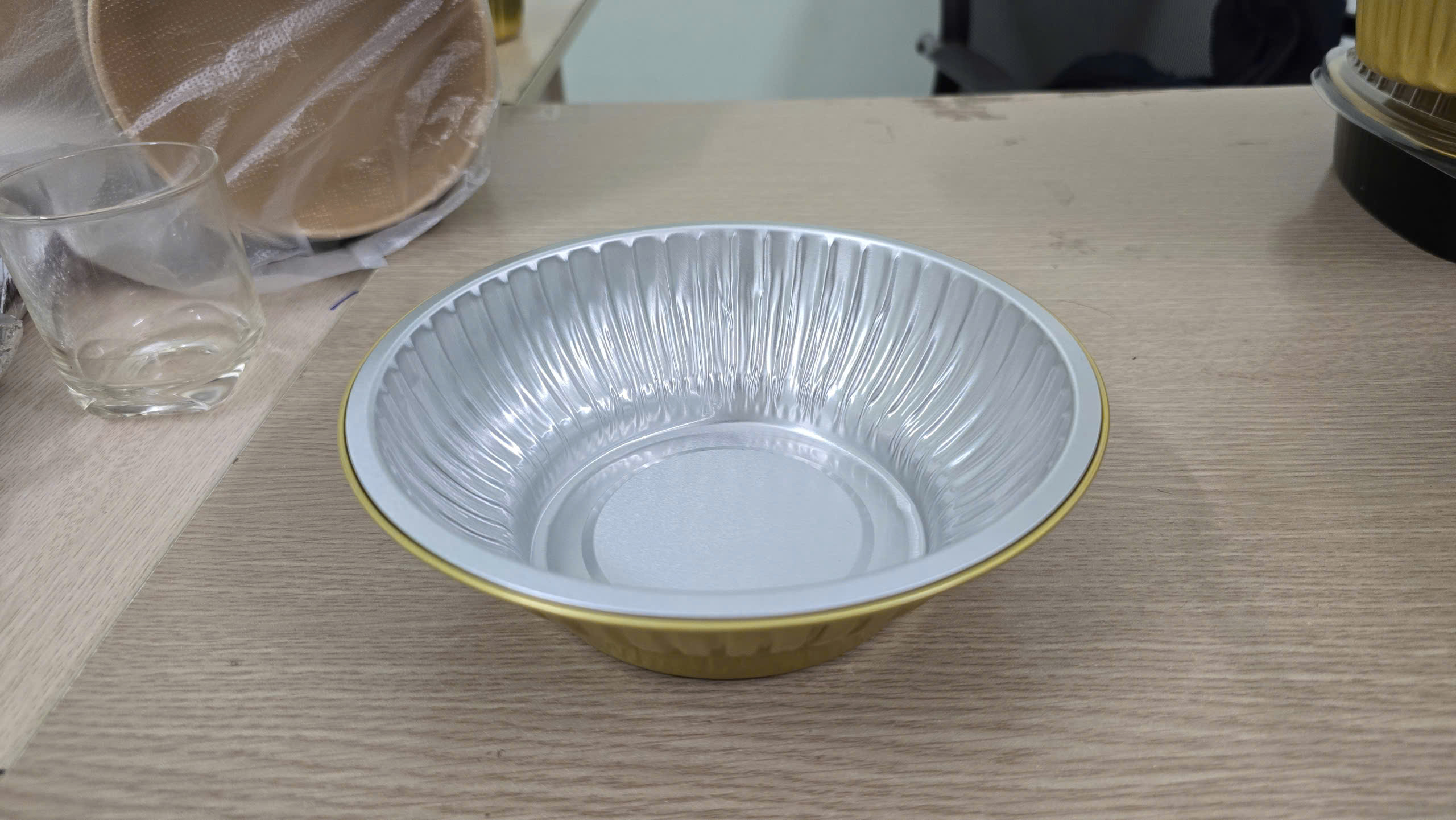 Khay Nhôm Vàng Tròn Đa Dạng