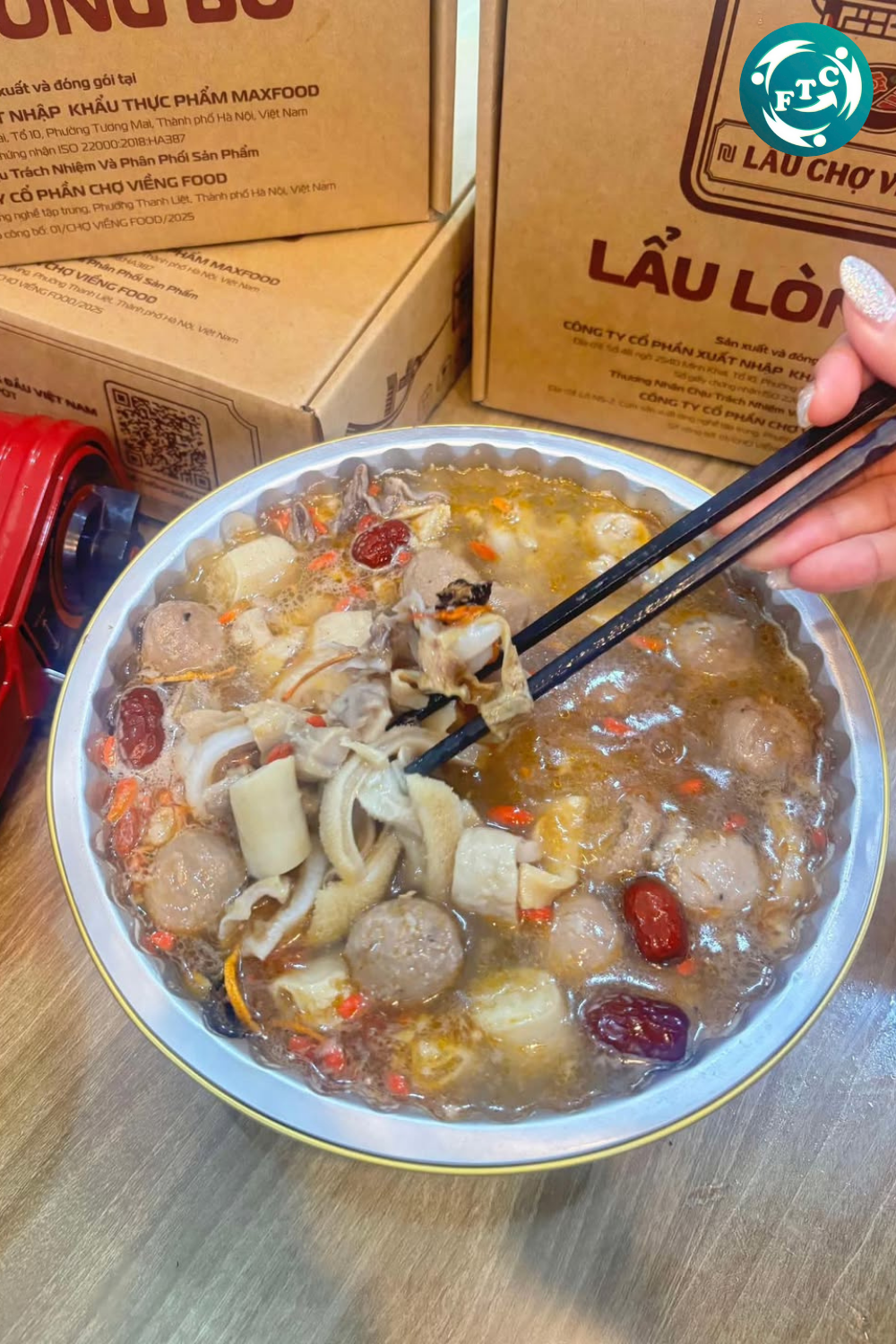 Hộp Đựng Lẩu Lòng Bò