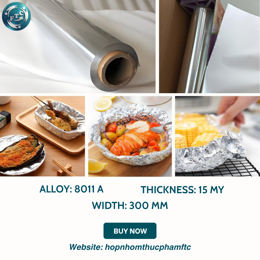 CUỘN GIẤY NHÔM NƯỚNG NGÀY RÉT