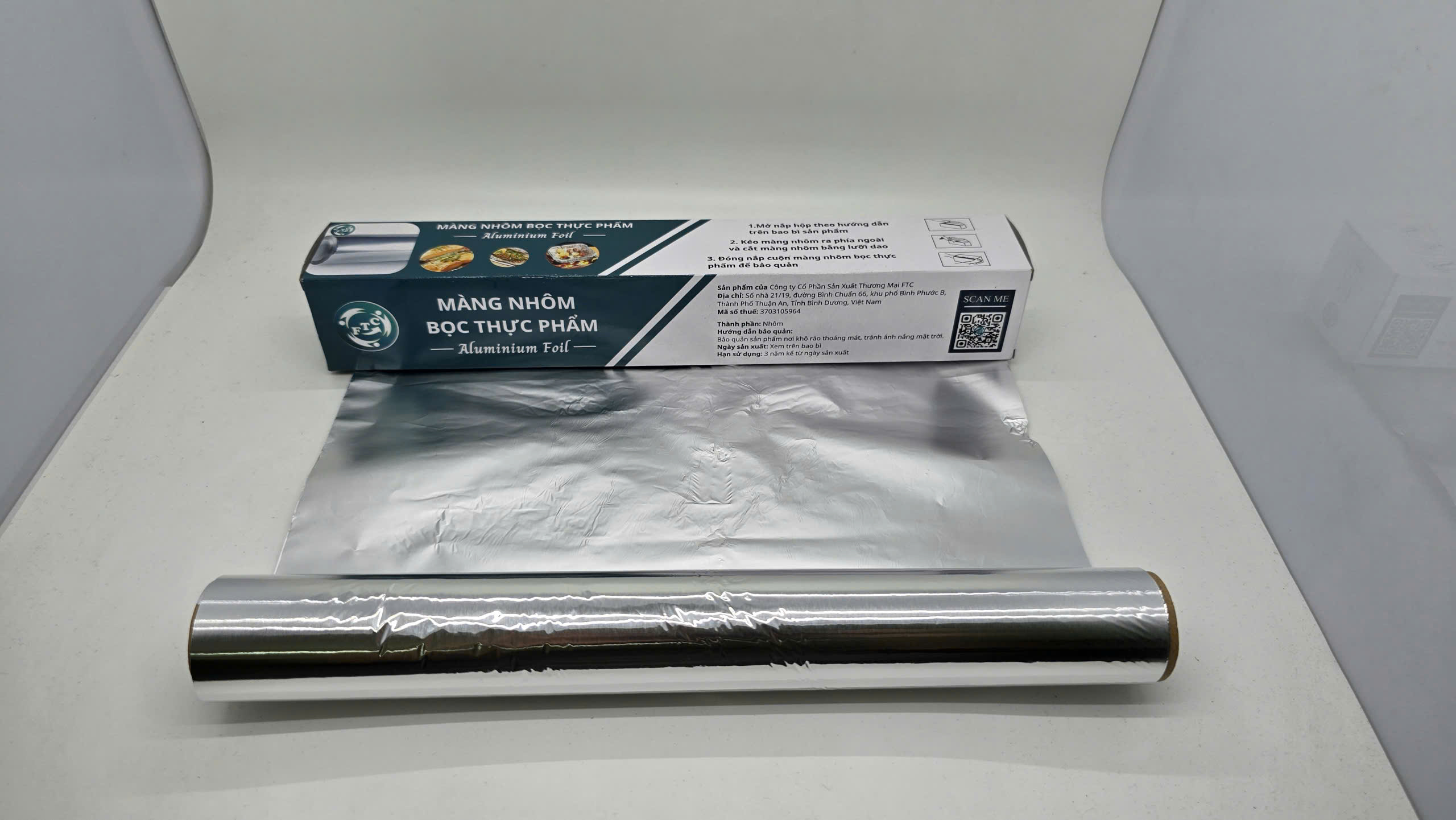 Cuộn Giấy Bạc Lõi Nhỏ 5m