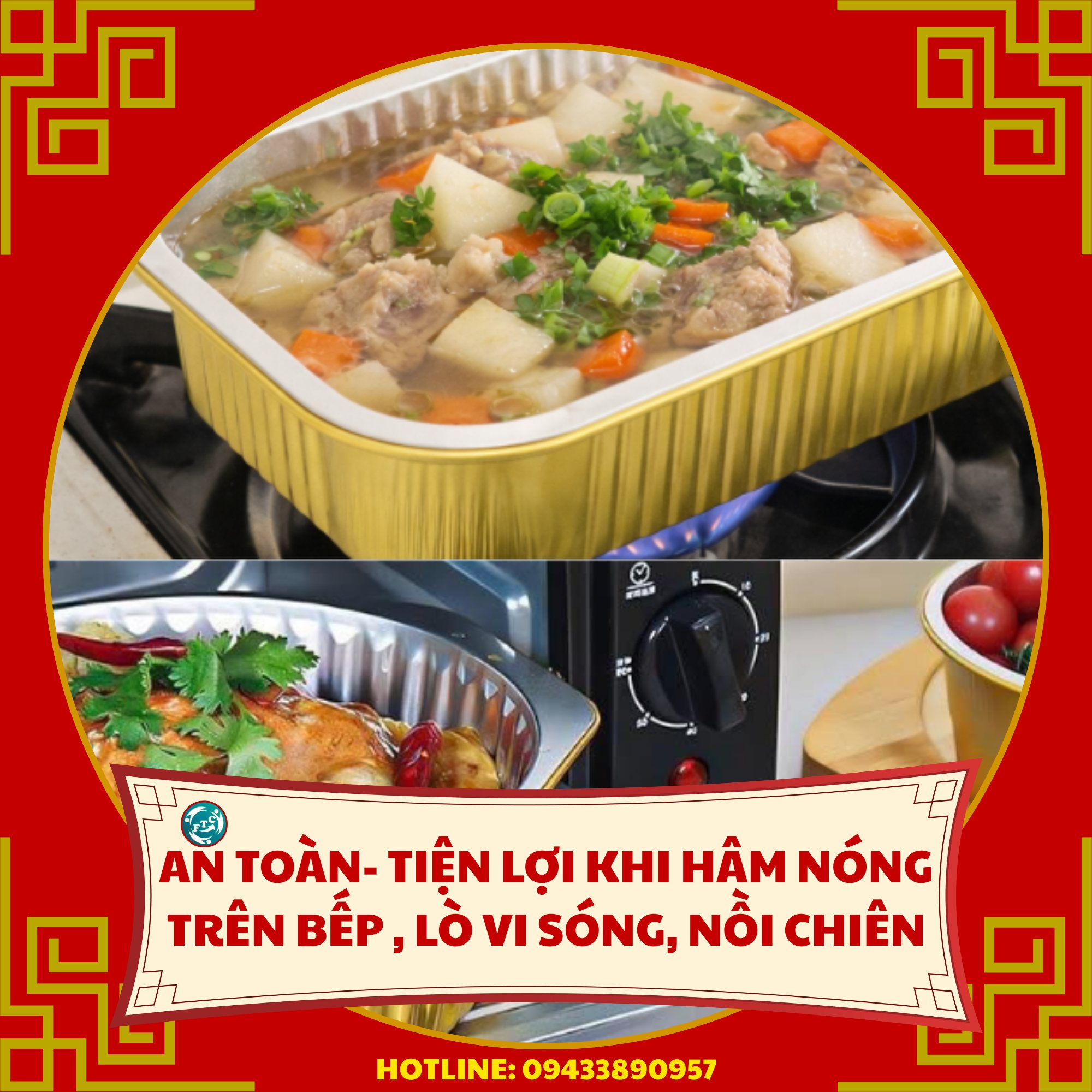 Sử Dụng Khay Nhôm Ngày Tết