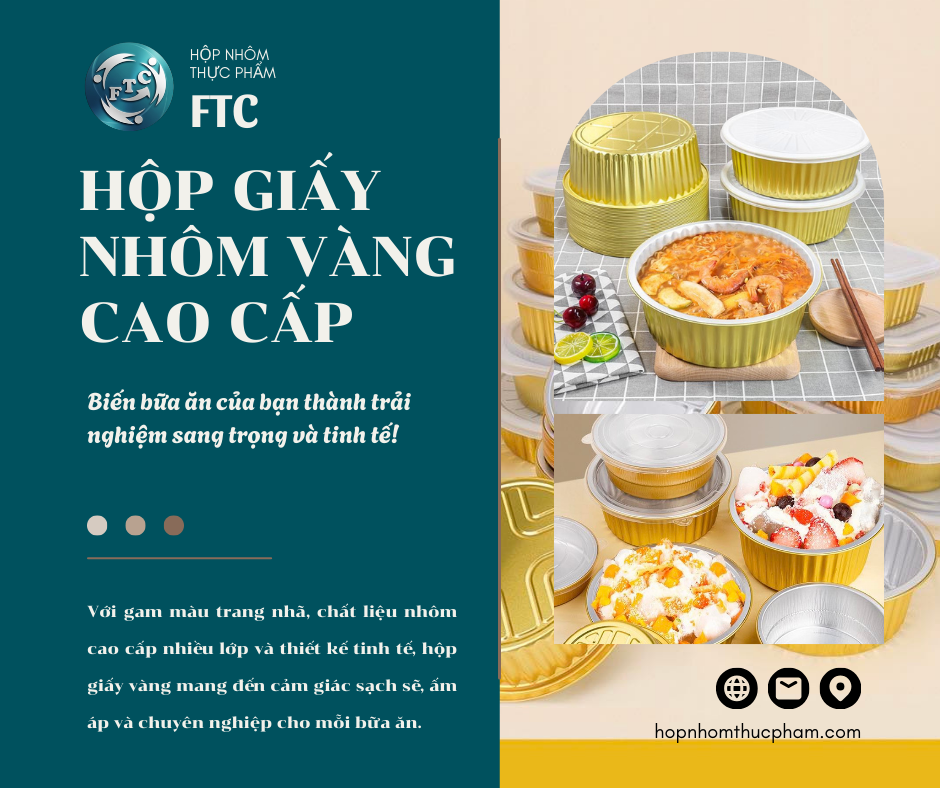 FTC– Địa chỉ hàng đầu cho Khay nhôm, Giấy bạc chất lượng cao