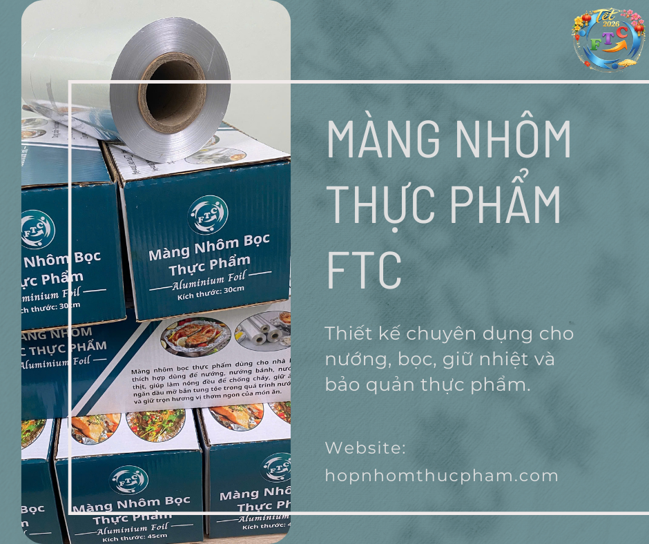 SỬ DỤNG MÀNG NHÔM THỰC PHẨM
