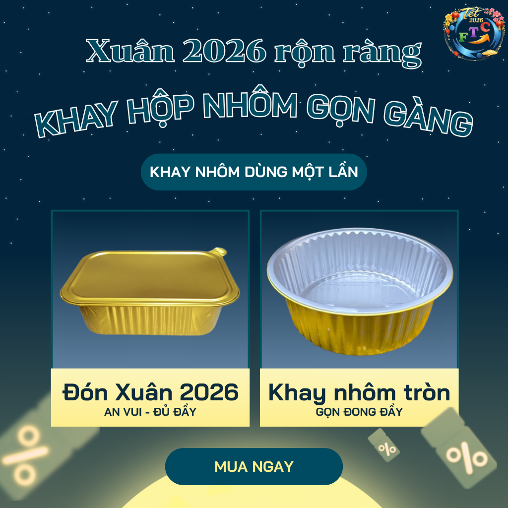 Công dụng hộp nhôm ngày Tết