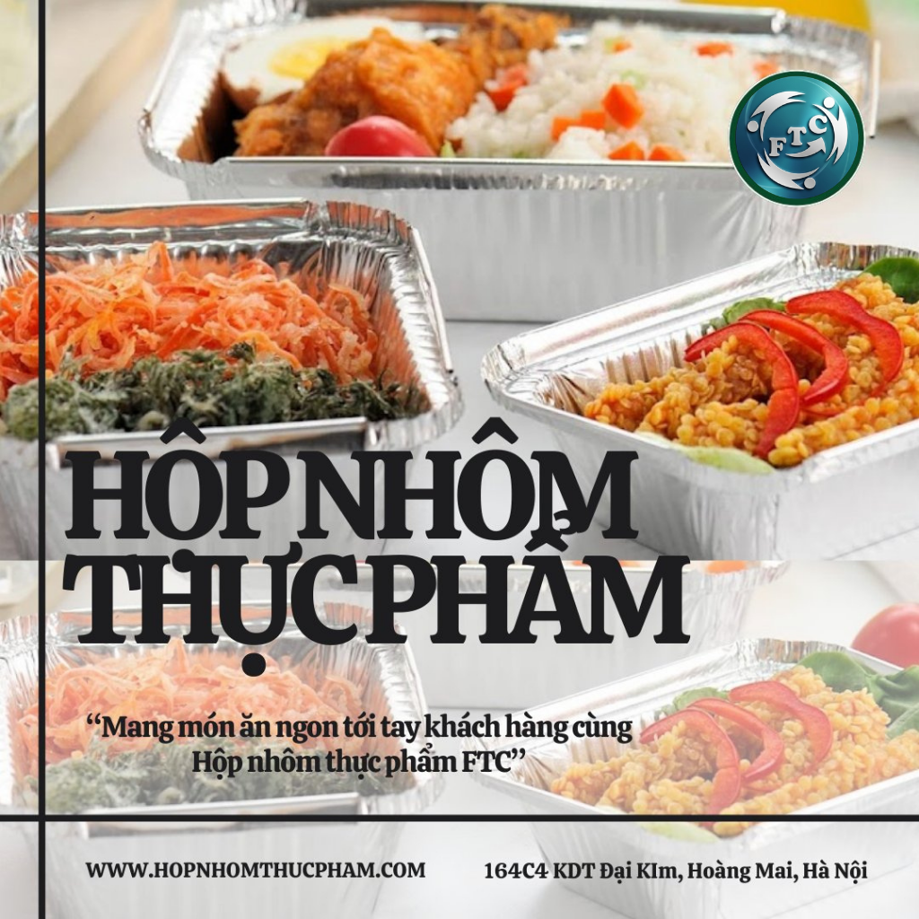 HỘP NHÔM ĐỰNG ĐỒ ĂN