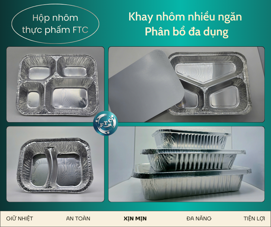 KHAY NHÔM NHIỀU NGĂN ĐA DỤNG