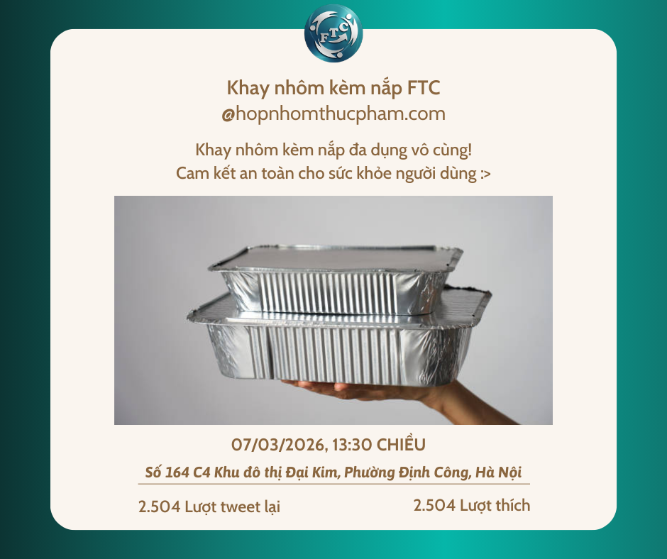 KHAY NHÔM KÈM NẮP AN TOÀN