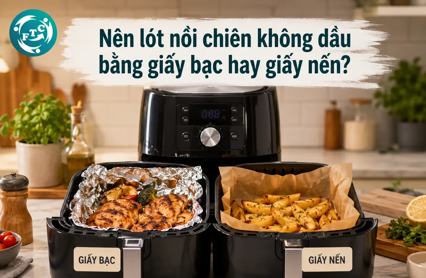 Giấy bạc hay giấy nến tốt hơn