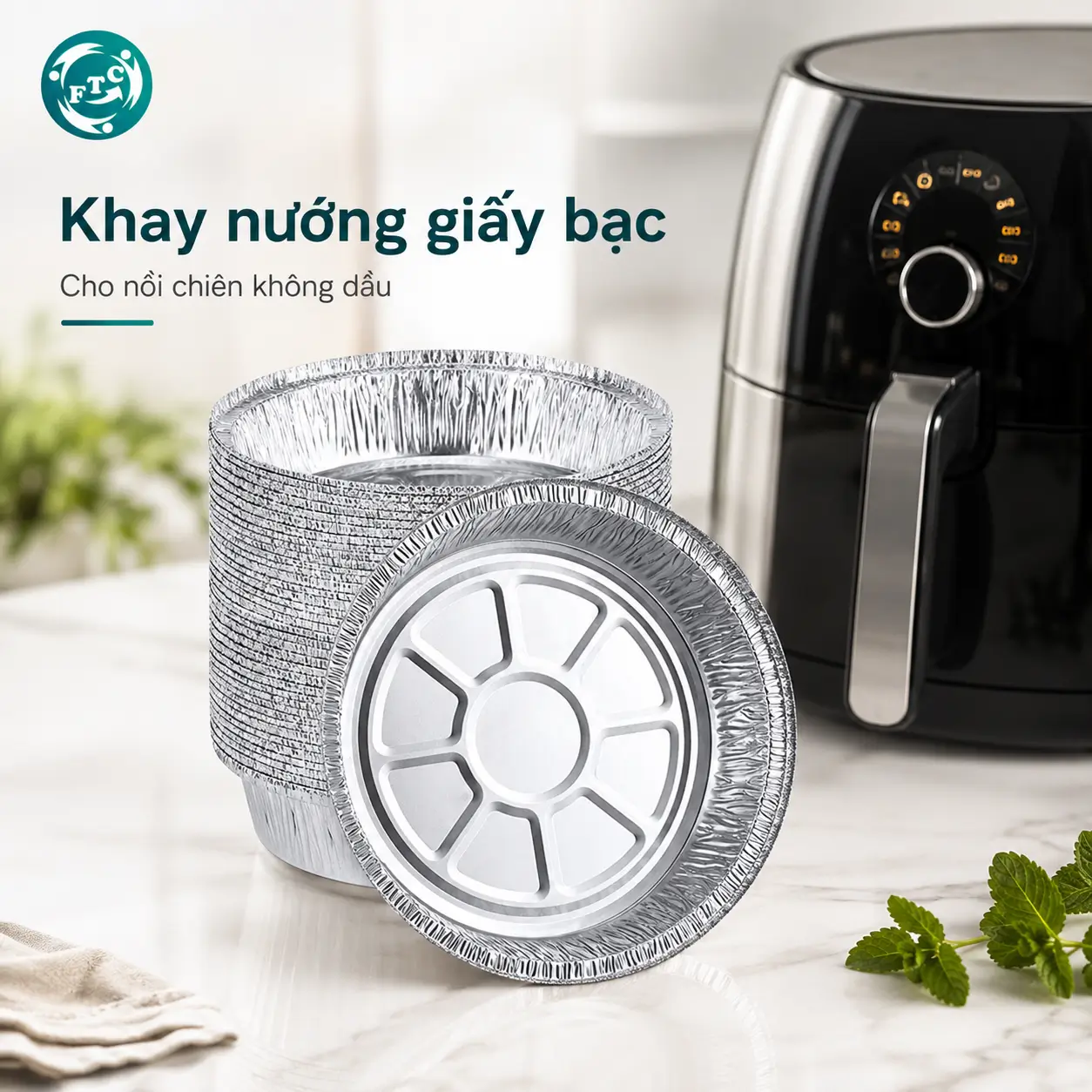 Khay nướng giấy bạc hỗ trợ giữ lòng nồi sạch sẽ sau mỗi lần sử dụng
