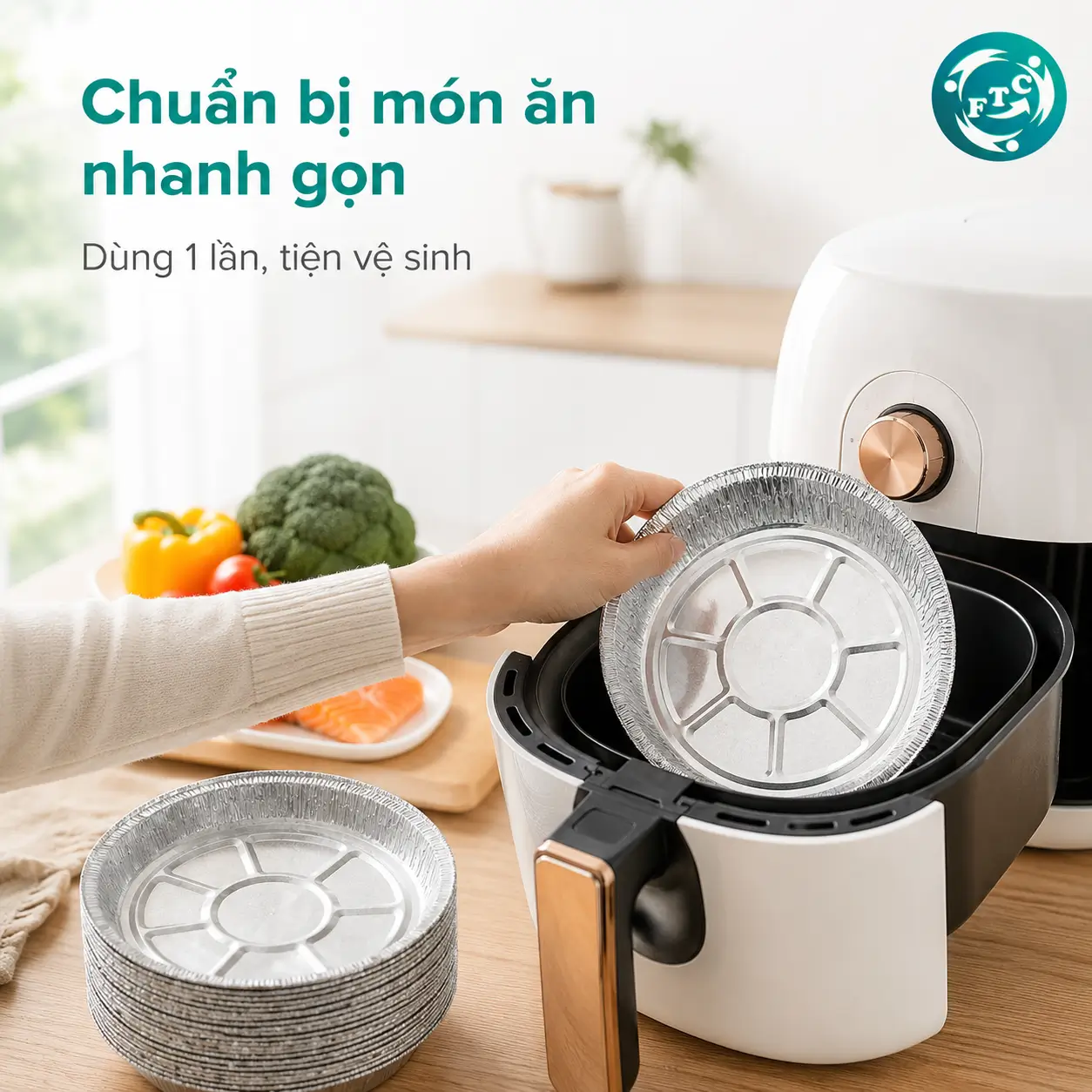 Khay nhôm cho lò nướng giúp quá trình nướng thực phẩm thuận tiện hơn