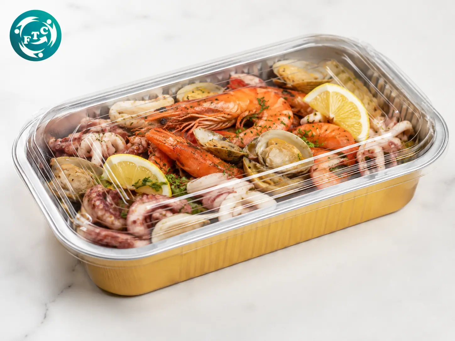 Khay nhôm cho nhà hàng hải sản đáp ứng yêu cầu vệ sinh thực phẩm