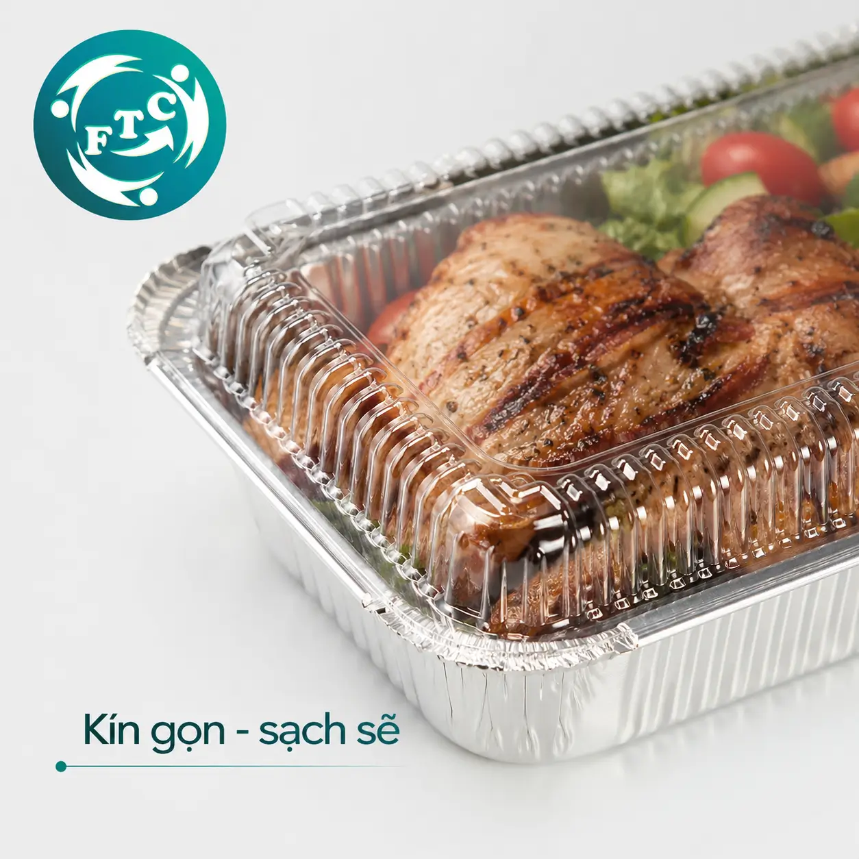 Hộp đựng món nướng giữ nóng lâu hỗ trợ vận chuyển thực phẩm thuận tiện