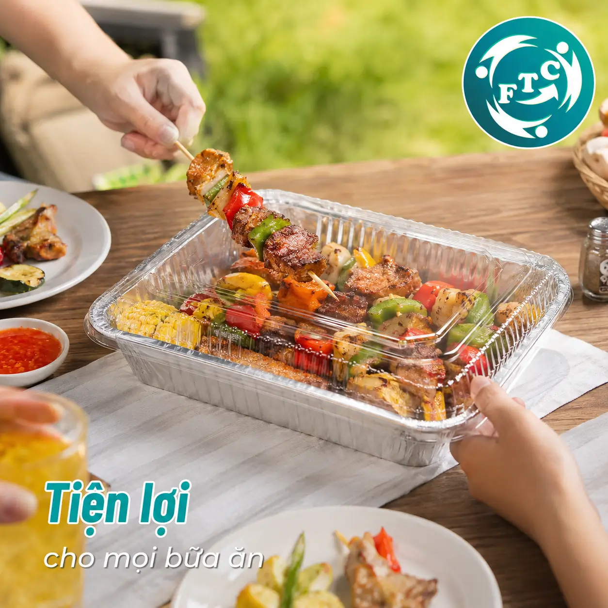 Hộp đựng món nướng giữ nóng lâu là giải pháp đóng gói tiện lợi