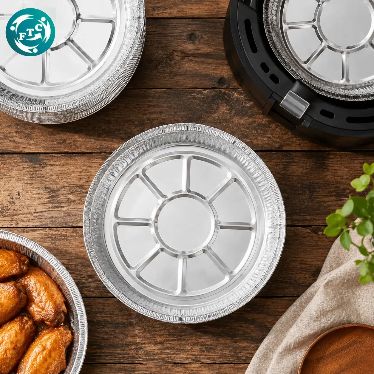 Khay nhôm cho lò nướng FTC được ứng dụng trong nhiều căn bếp hiện đại