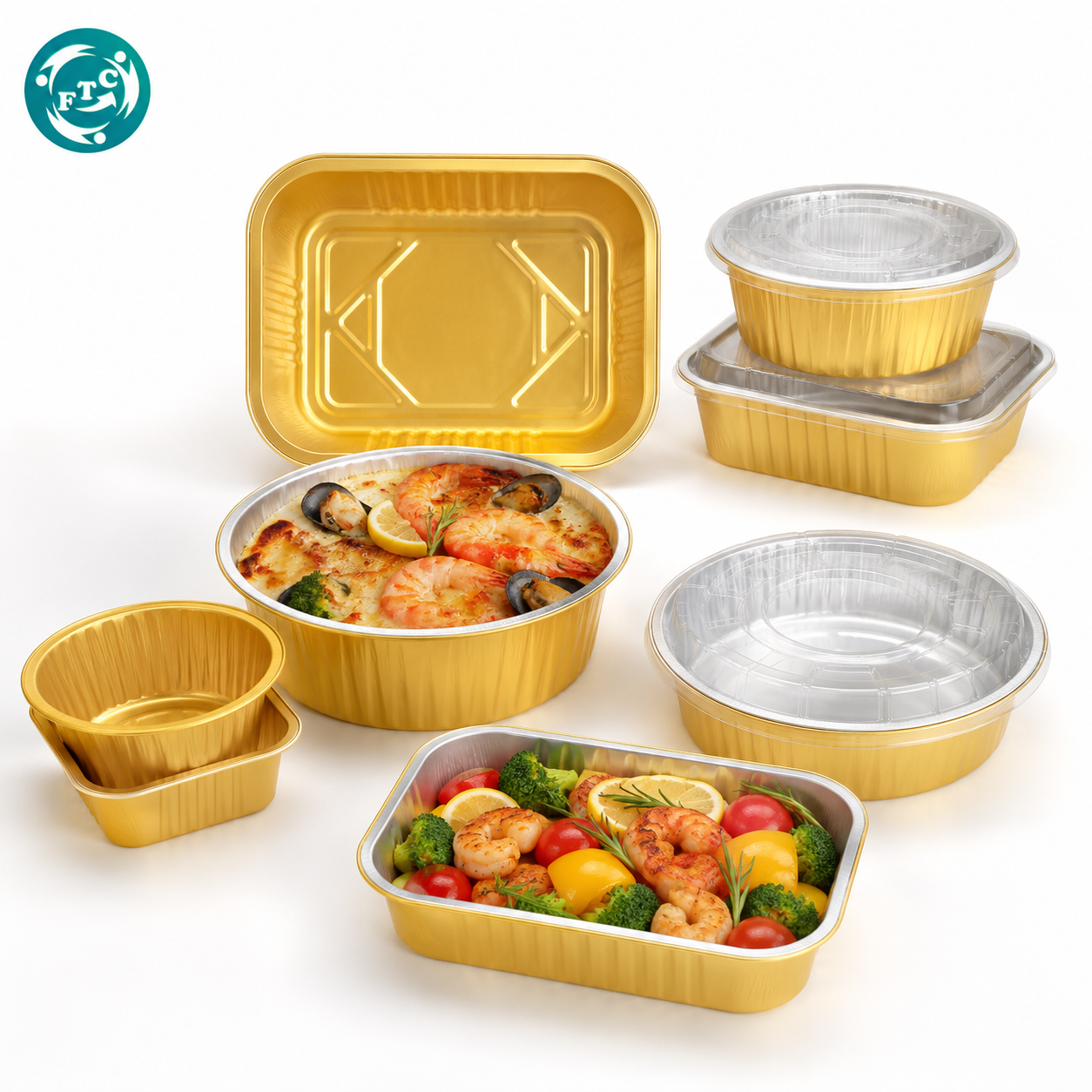 Khay Nhôm Đựng Thực Phẩm Cao Cấp