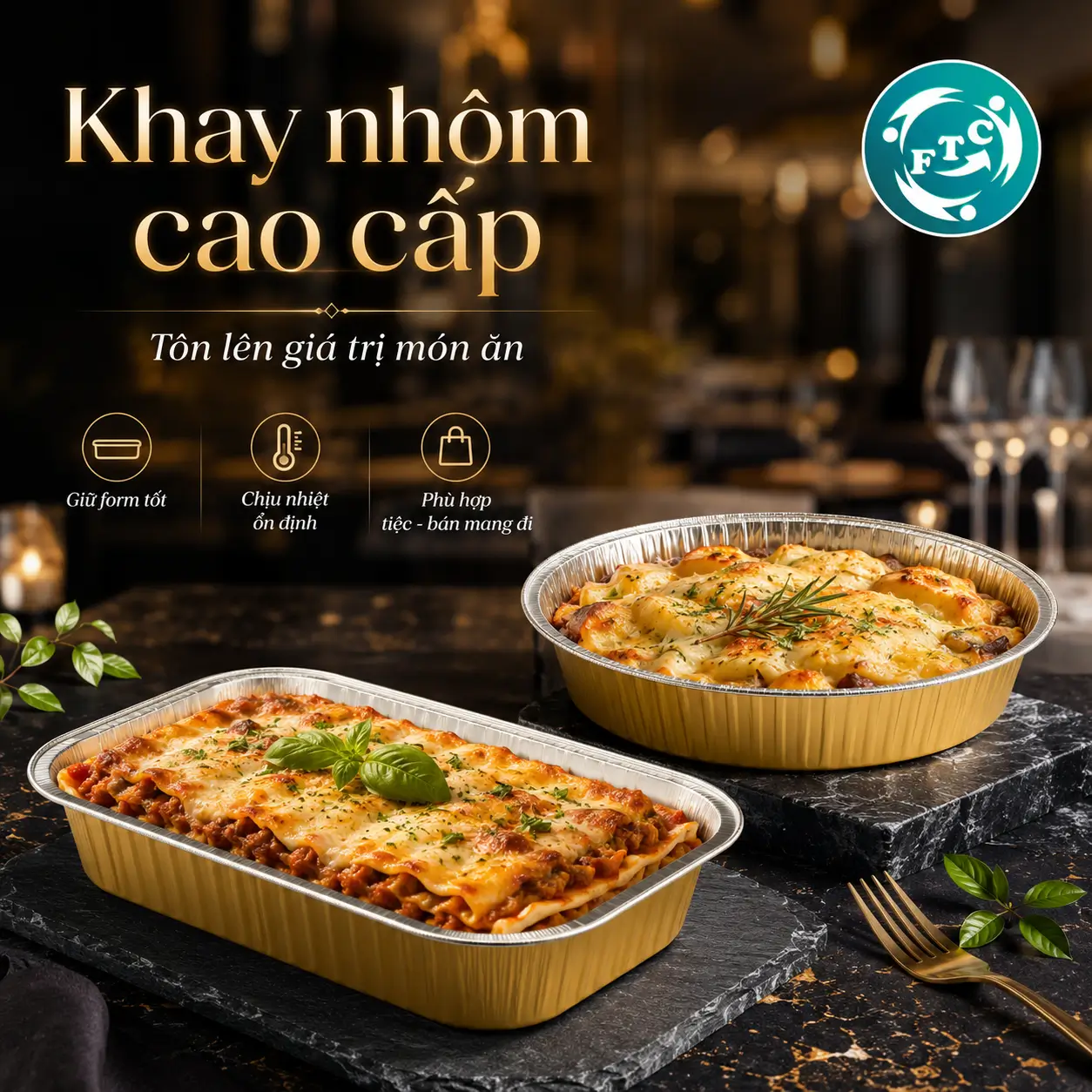 Khay nhôm cao cấp