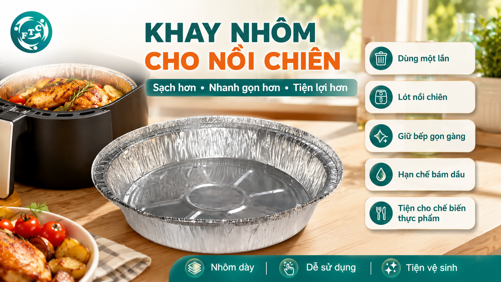Khay nướng nồi chiên không dầu