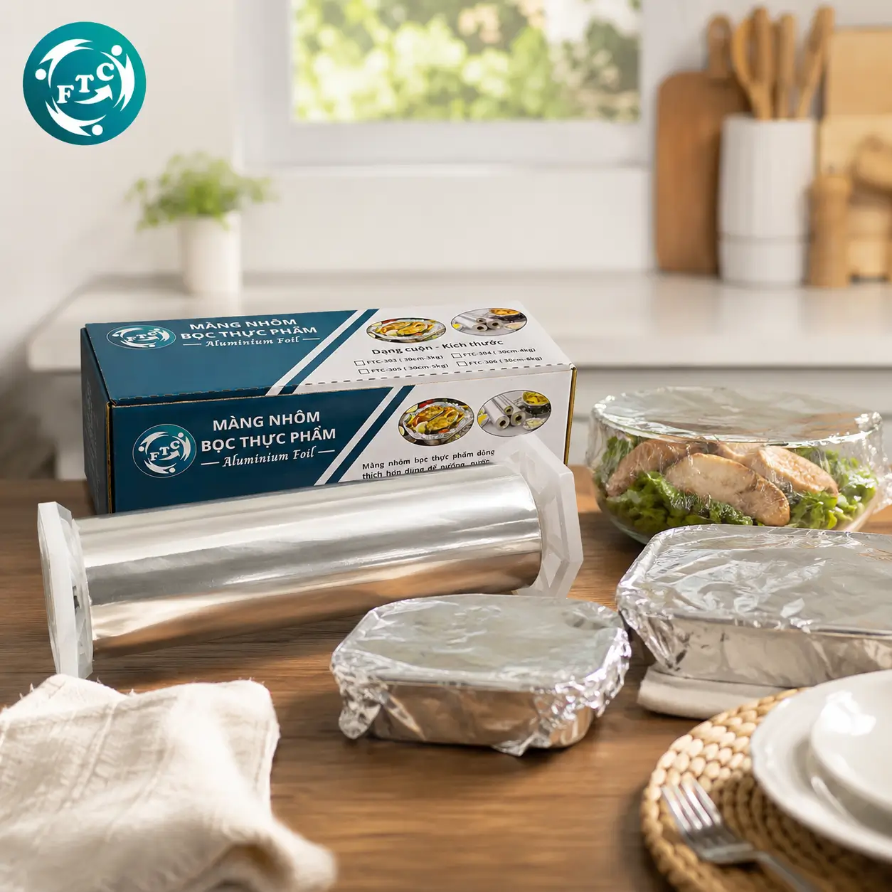 Giấy bạc bảo quản thực phẩm FTC cho căn bếp hiện đại