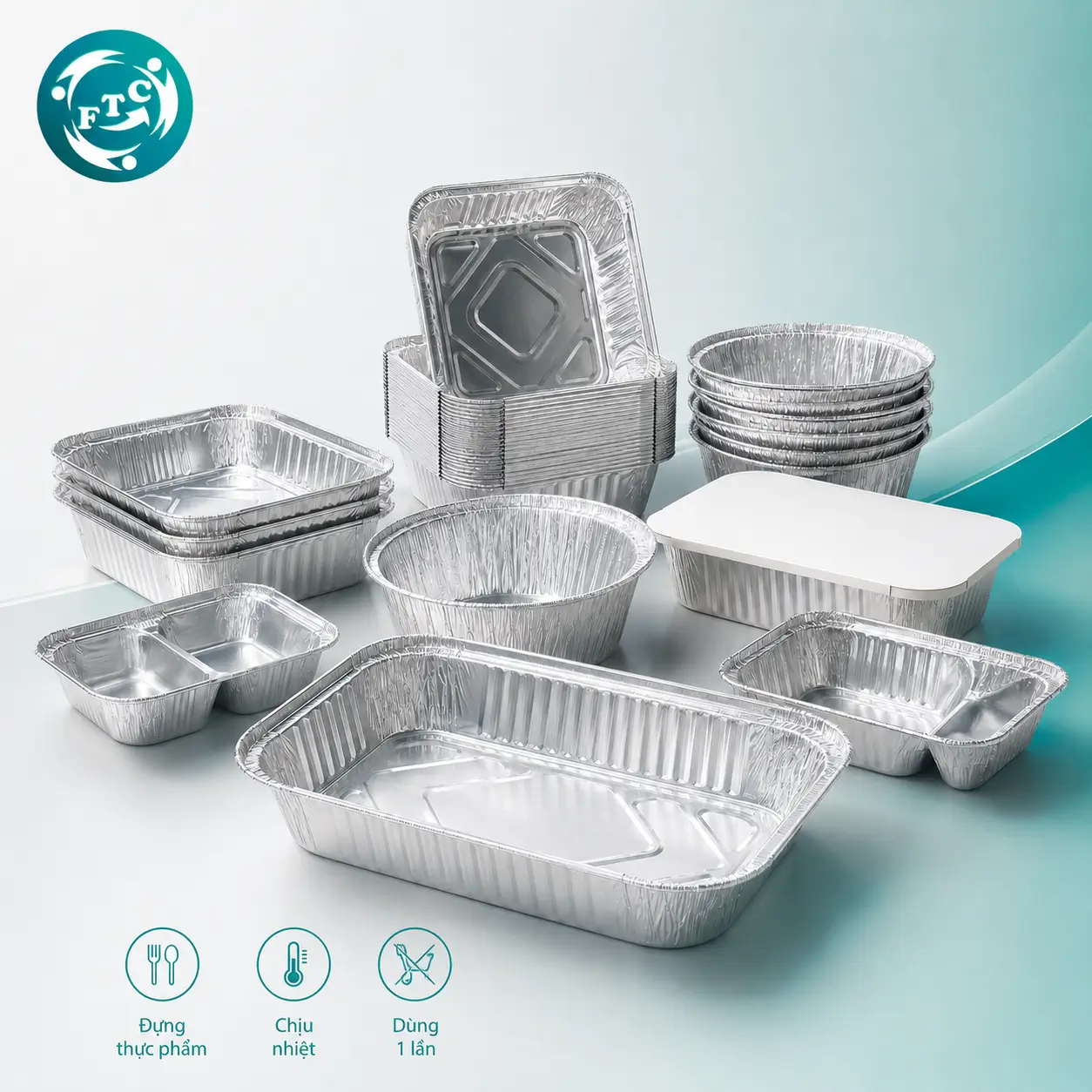 Mỗi đơn hàng sẽ tạo ấn tượng tốt hơn với khay nhôm bạc đựng cơm ship được lựa chọn phù hợp