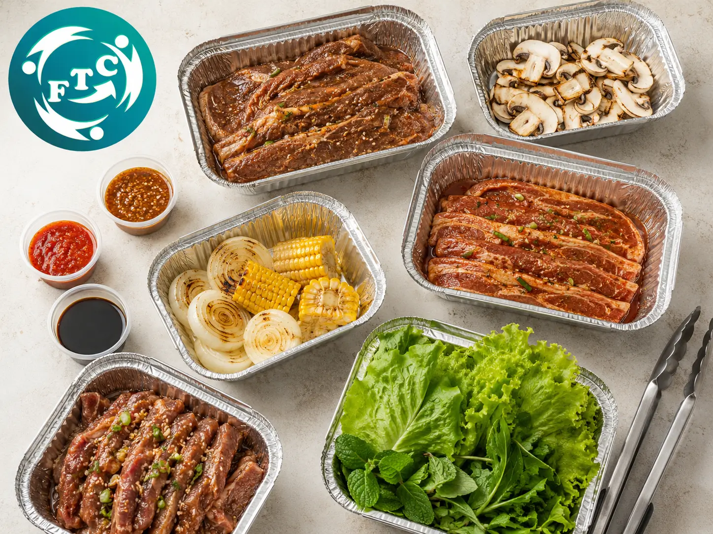 Khay nhôm bạc đựng đồ nướng mang về giúp quy trình đóng gói nhanh gọn và chuyên nghiệp hơn