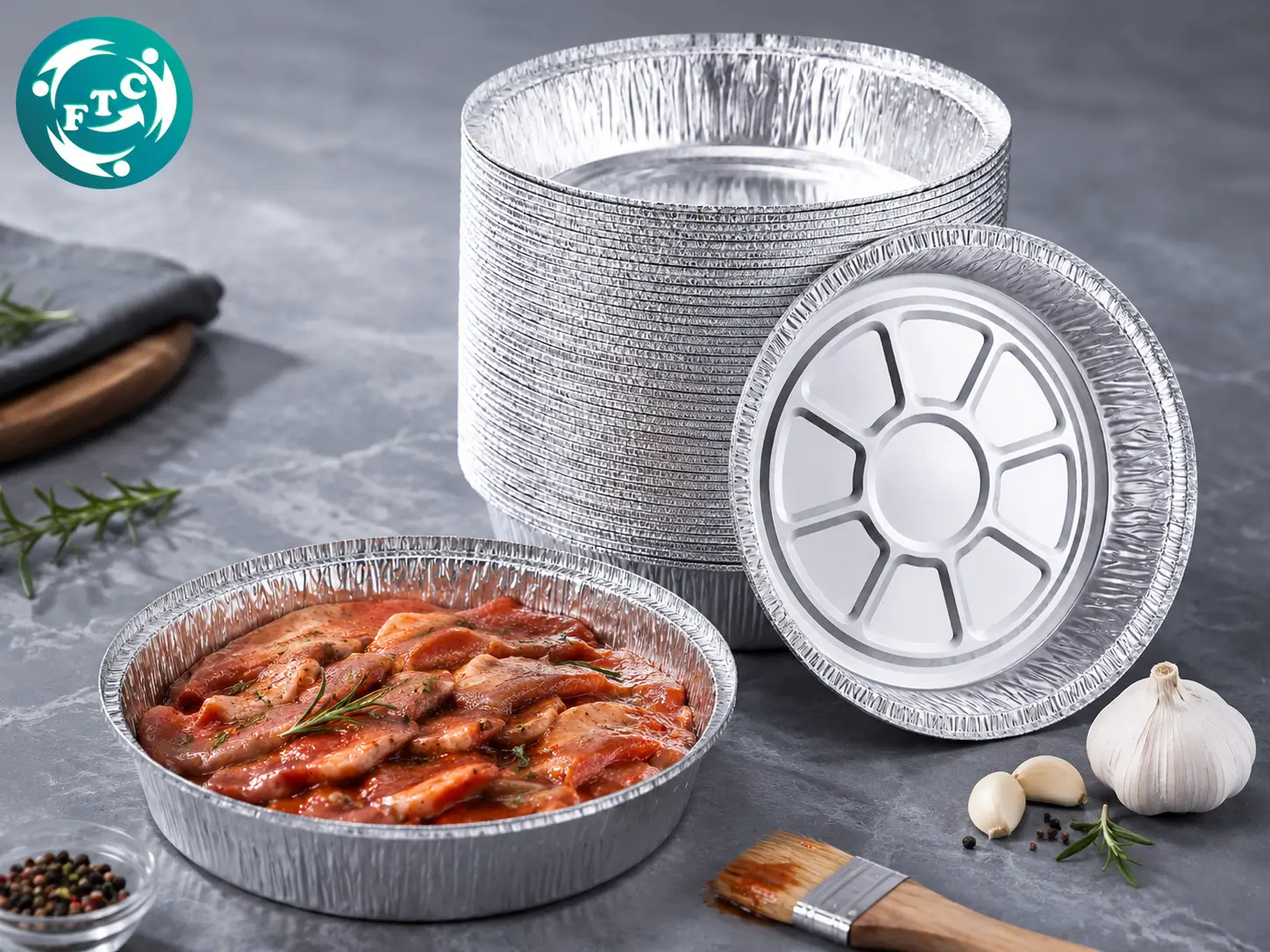Khay nhôm lót nồi chiên nướng thịt ướp sốt giúp tối ưu thời gian nấu nướng và dọn dẹp
