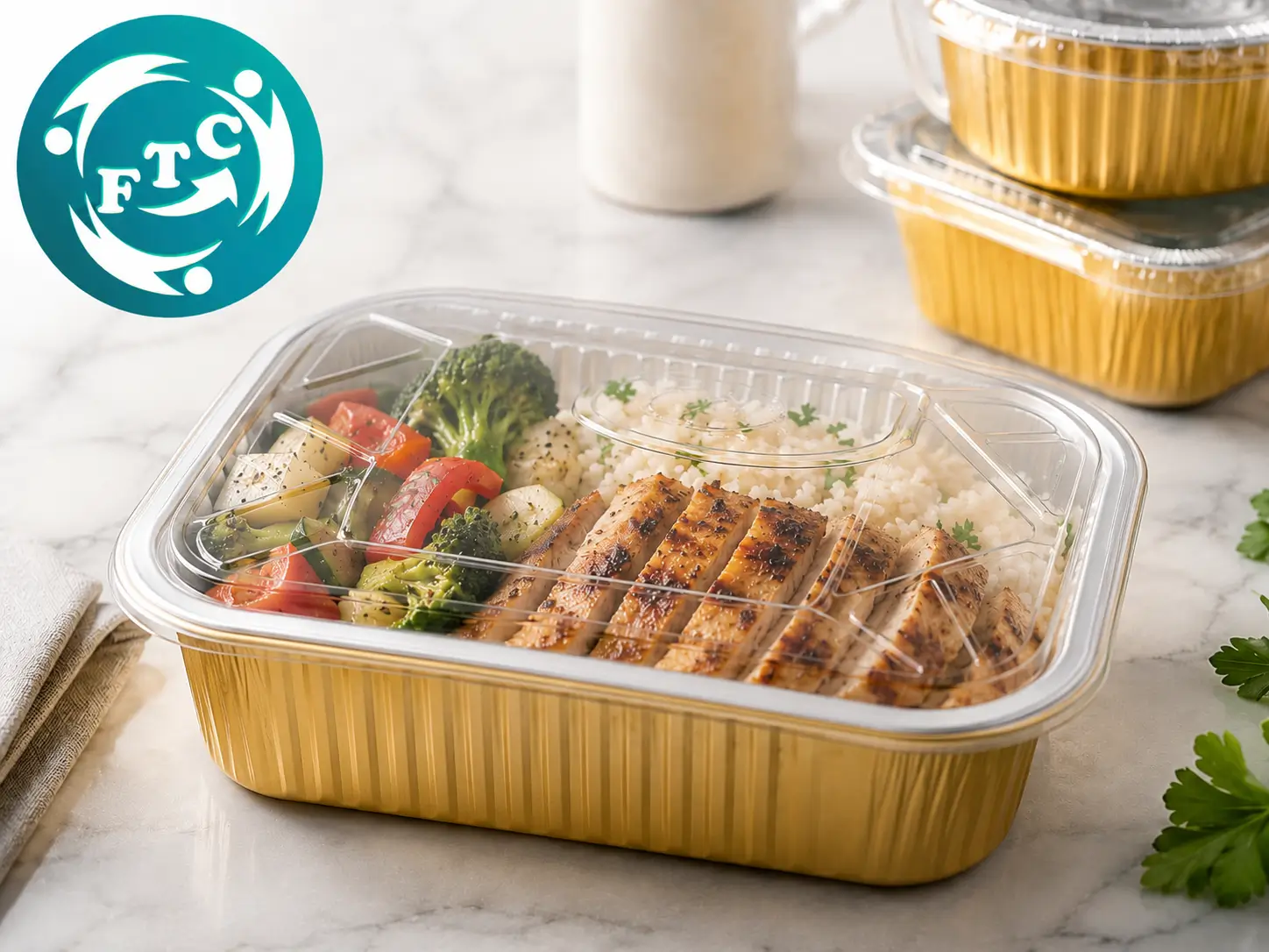 Khay nhôm vàng nắp nhựa đồng hành cùng các thương hiệu F&B trong việc nâng cao hình ảnh sản phẩm