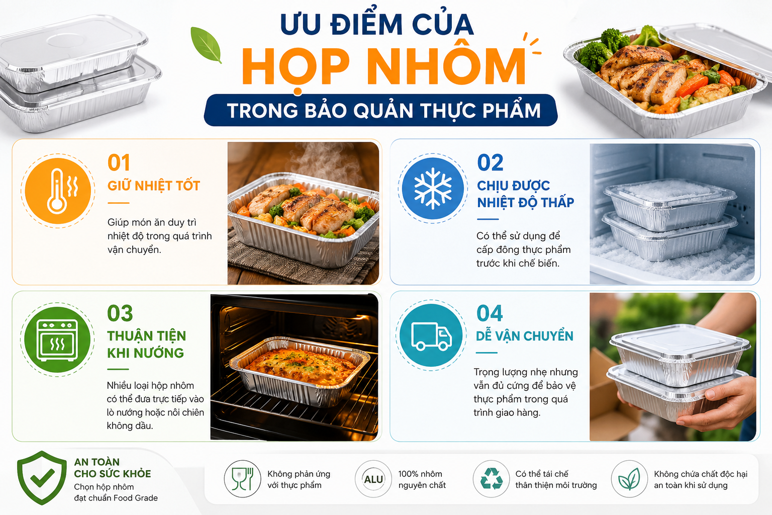 Vì sao doanh nghiệp chuyển sang hộp nhôm?