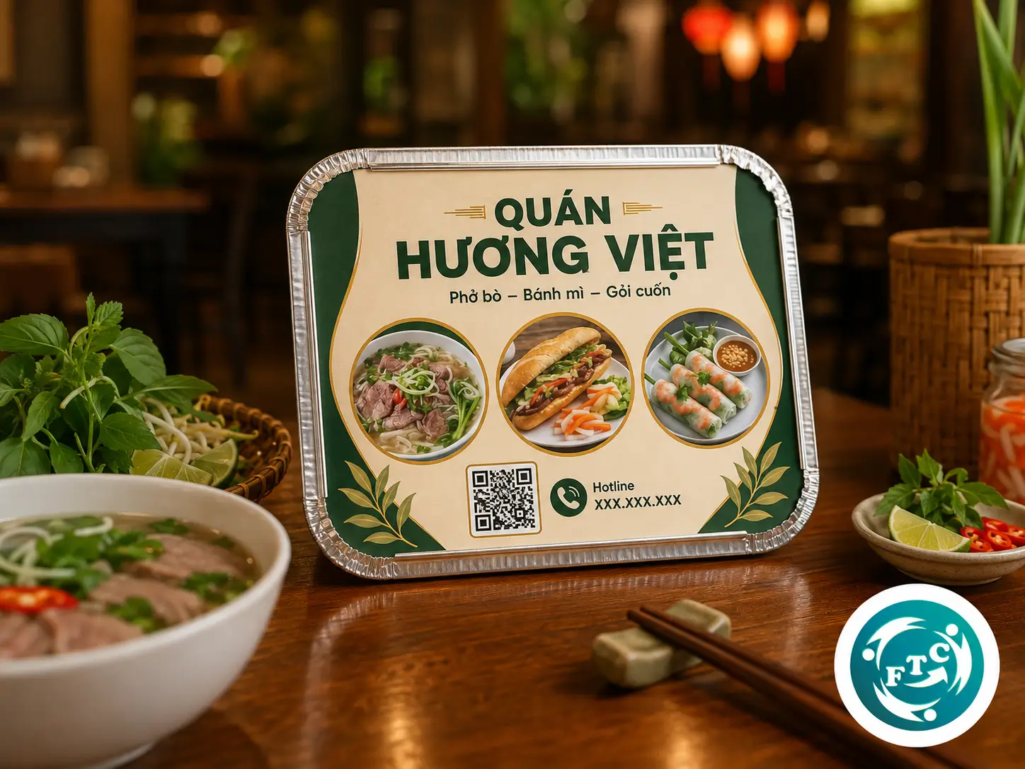 Khay nhôm in nắp bìa không chỉ bảo vệ thực phẩm mà còn góp phần nâng cao trải nghiệm của khách hàng